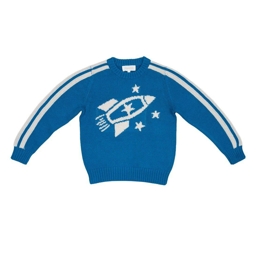 Striped Rocket Jumper – Cobalt