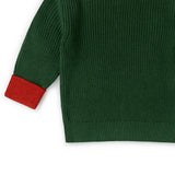Olive Green Snuggly Knitted Jumper, Green