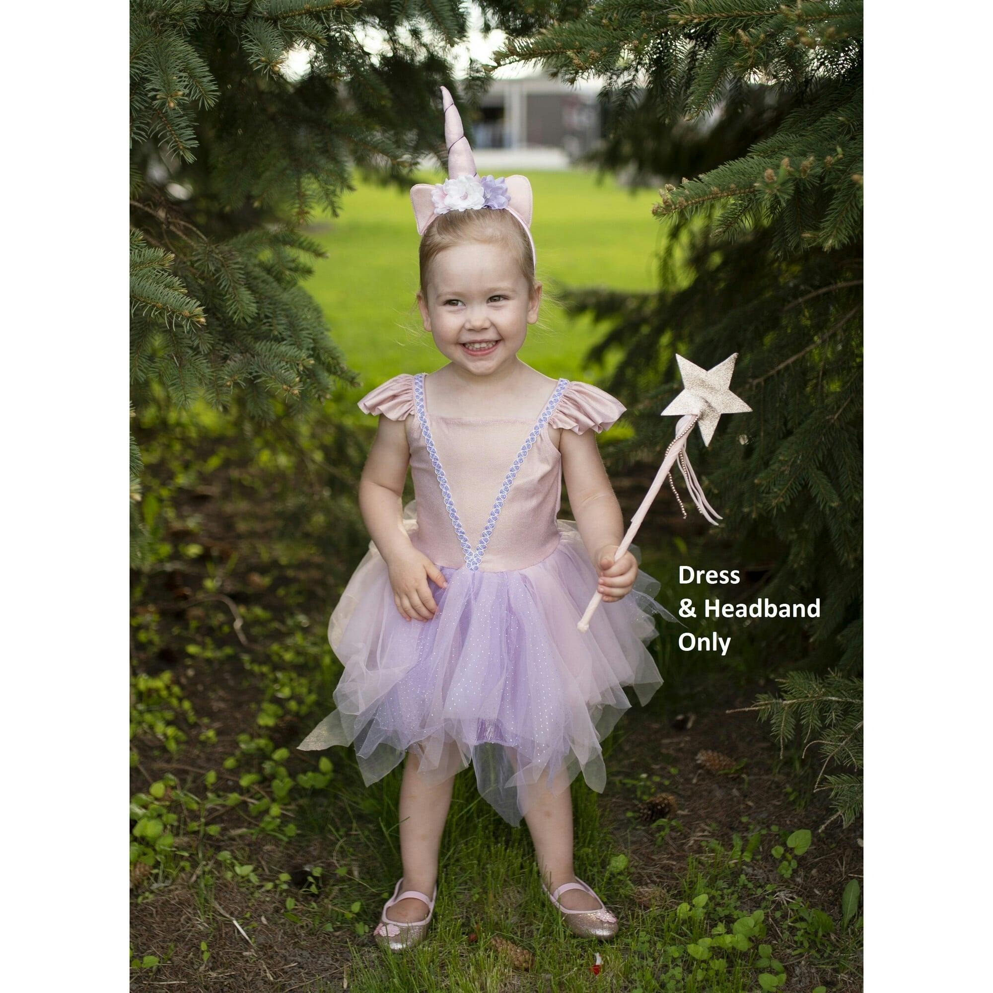Pink Shimmer Unicorn Dress & Headband