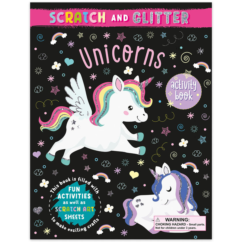 Scratch & Glitter Activity Book: Unicorns