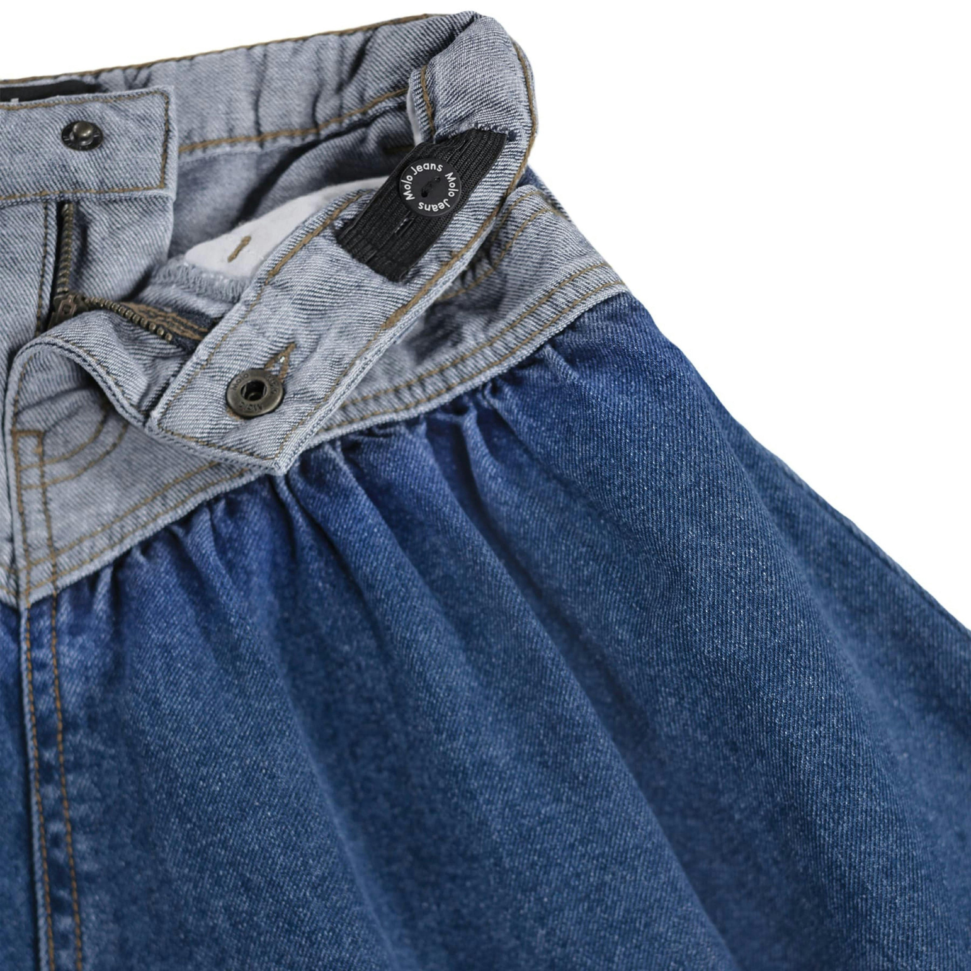 Blue Two Side Denim Becca Skirt