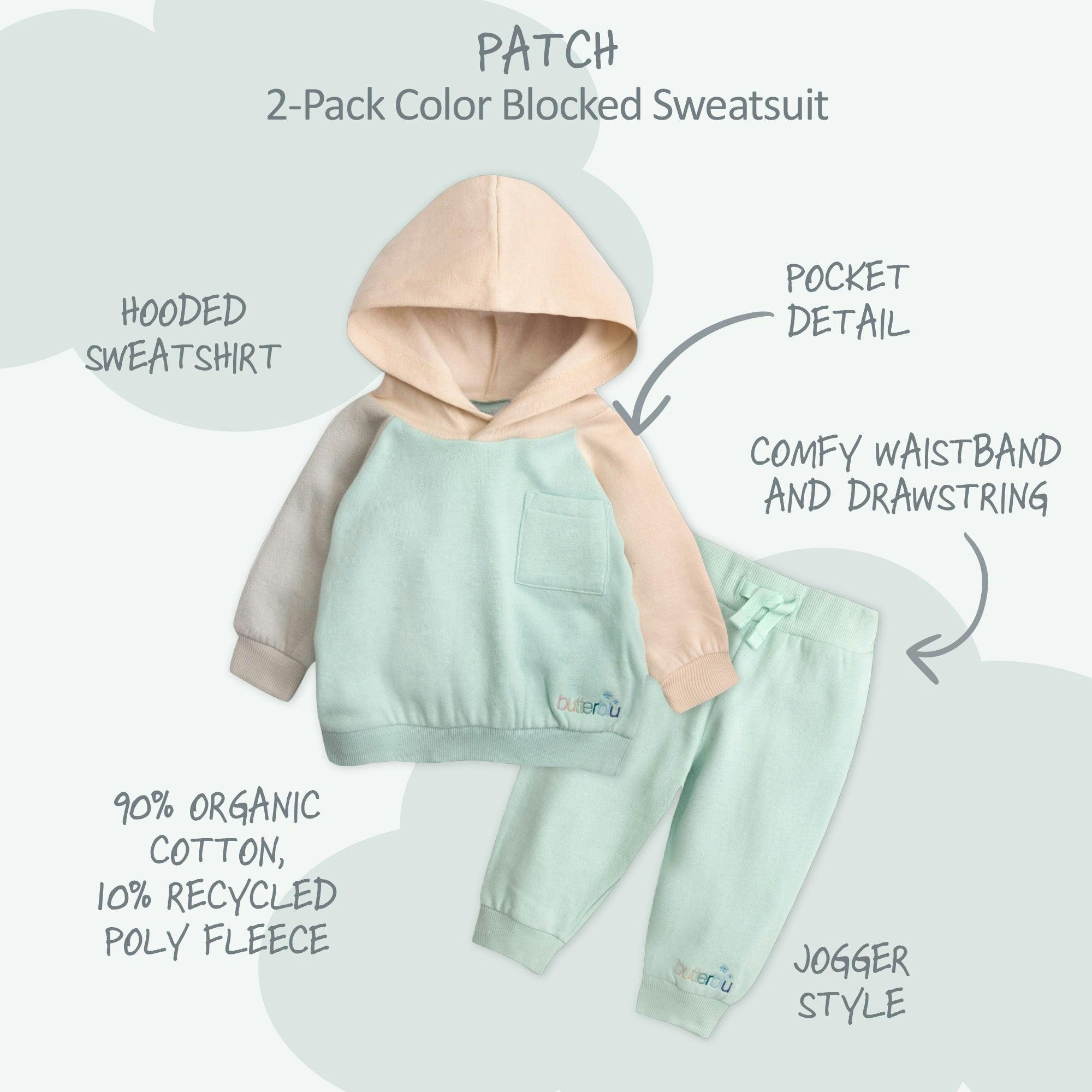 PATCH Colorblock Hoodie and Jogger Set