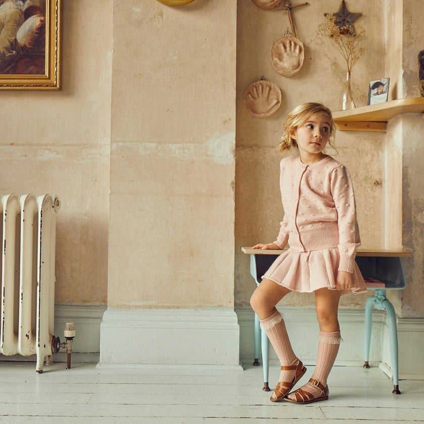Pleated Tennis Skirt | cashmere/merino