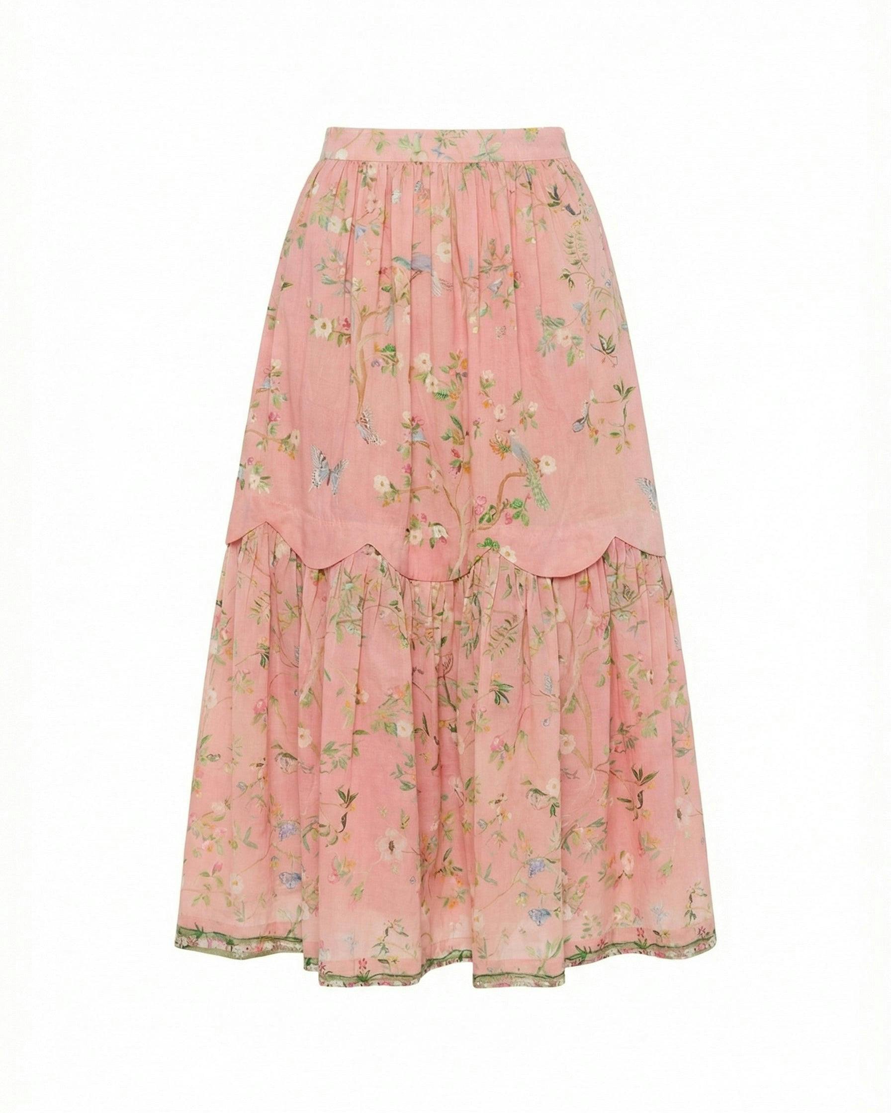 Erin Skirt, Peony Peacock x Larsen McDowell