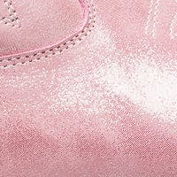 Hannah Suede Boot | Metallic Pink