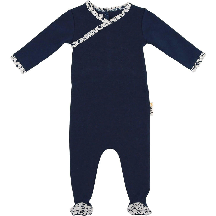 Speckled Wrap Footie