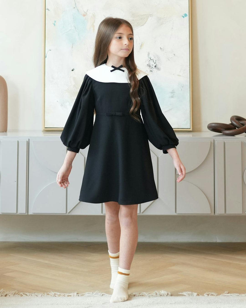 Leni dress (black/ivory)