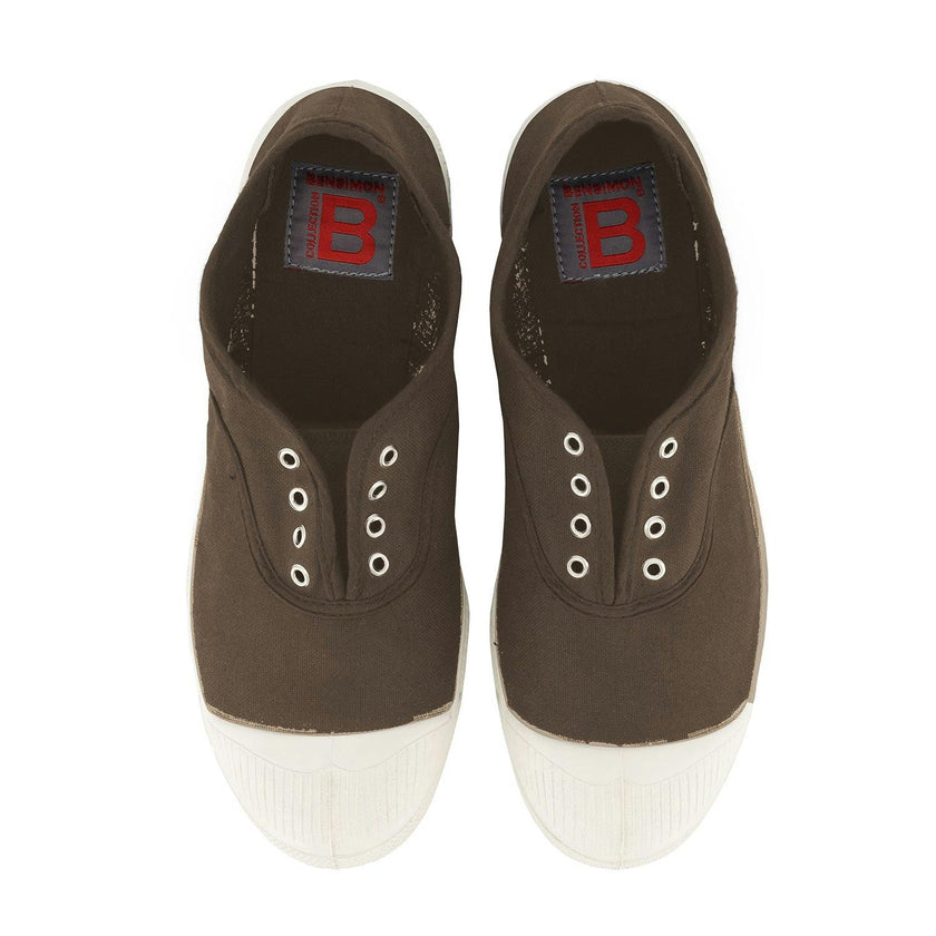 BENSIMON Womens -  Elly Tennis Shoes - Khaki
