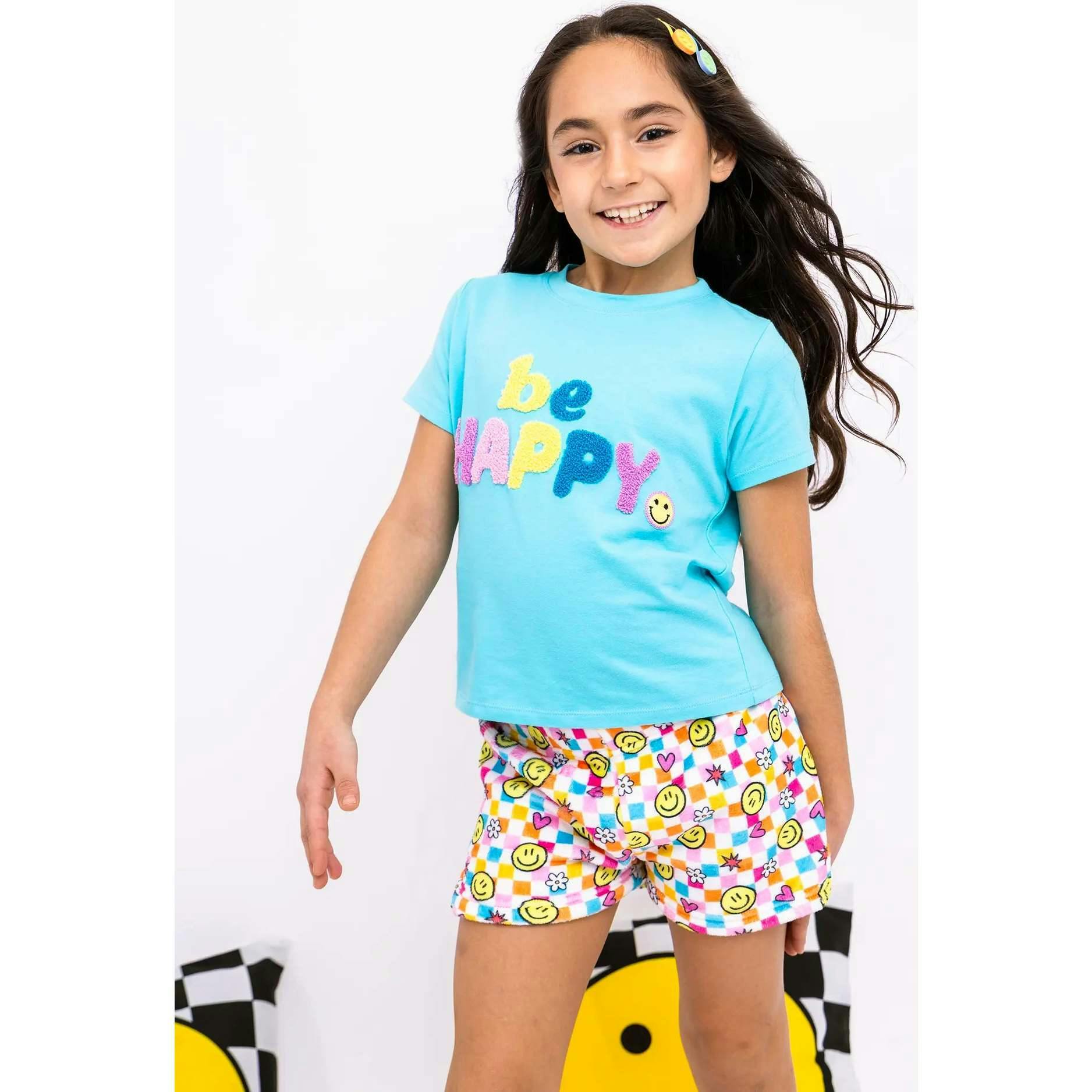 Retro Smiley Lounge Shorts