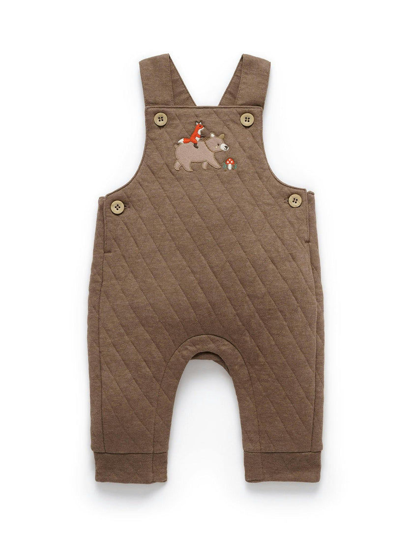 Quilted Overall Oak Melange