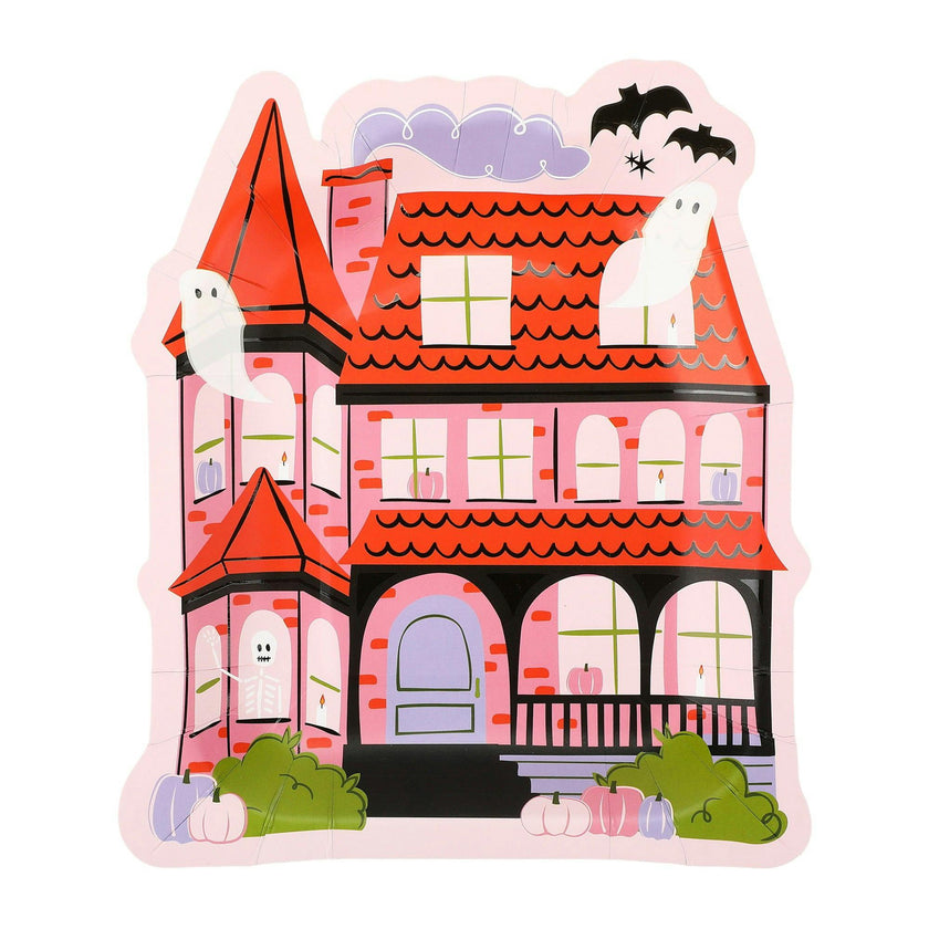 Packed Party Halloween House 8 In Paper Plates