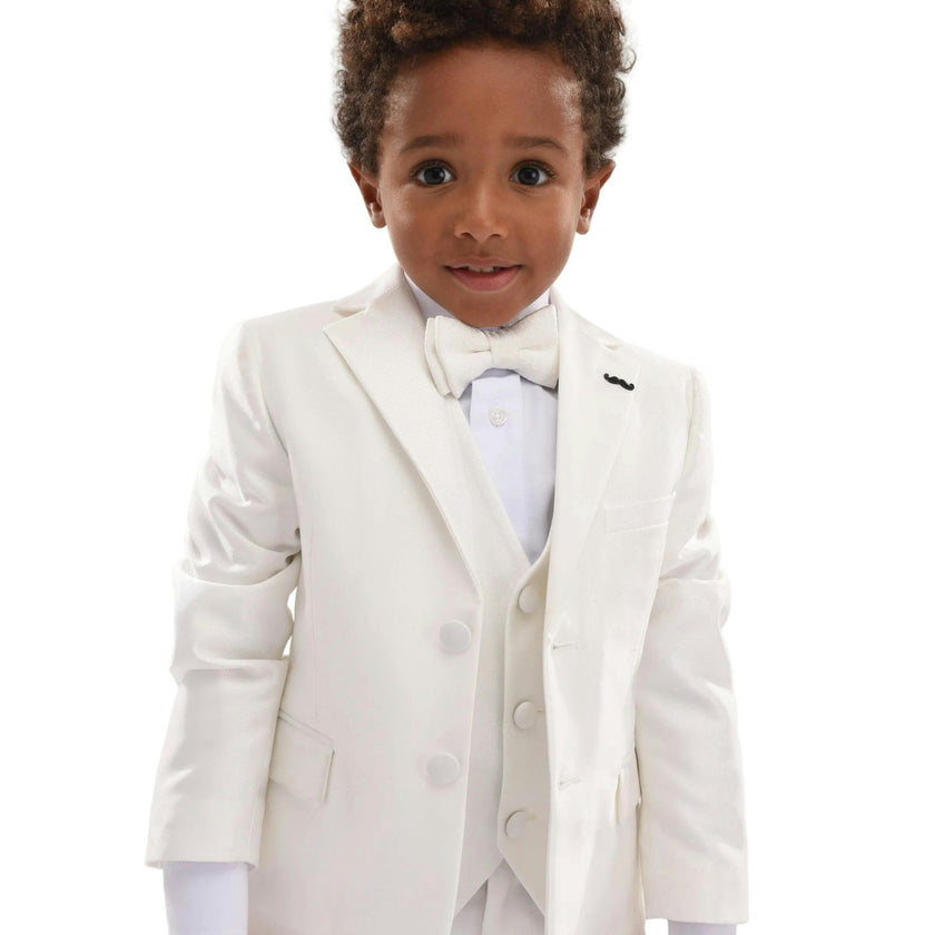 Ivory 5pc Peak Lapel Tuxedo