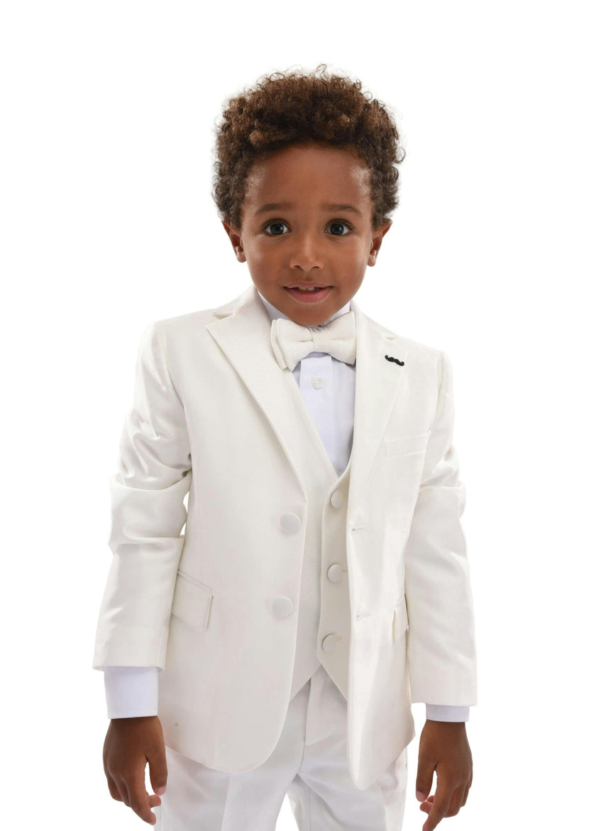 Ivory 5pc Peak Lapel Tuxedo