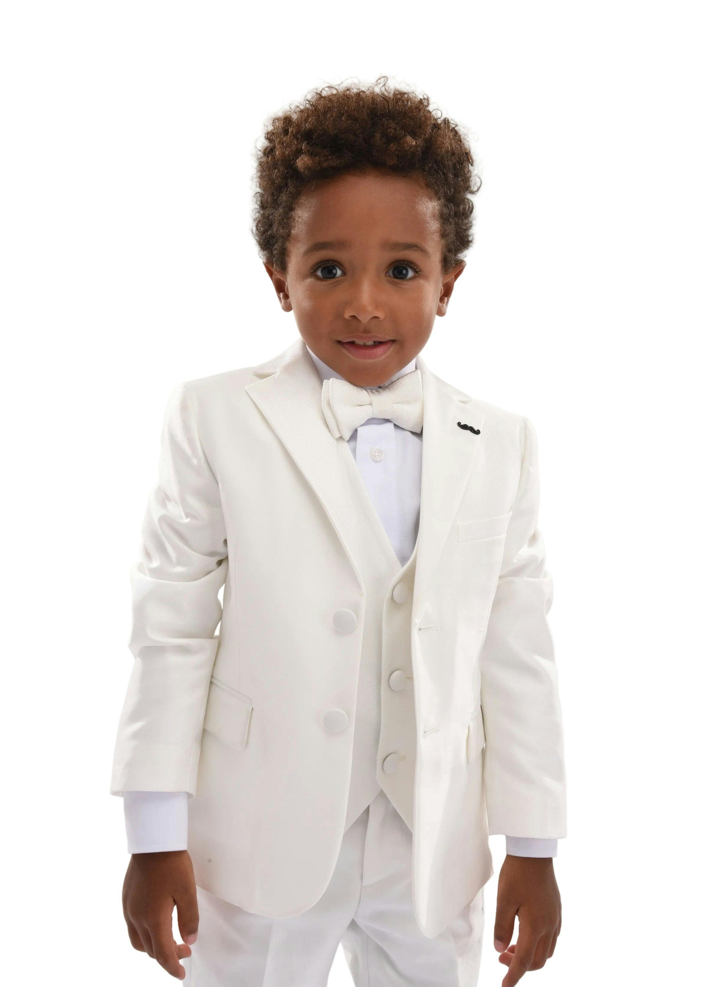 Ivory 5pc Peak Lapel Tuxedo