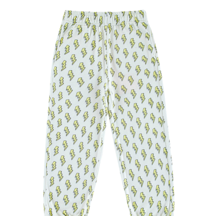 Soft Fleece Jogger, Yellow Lightning