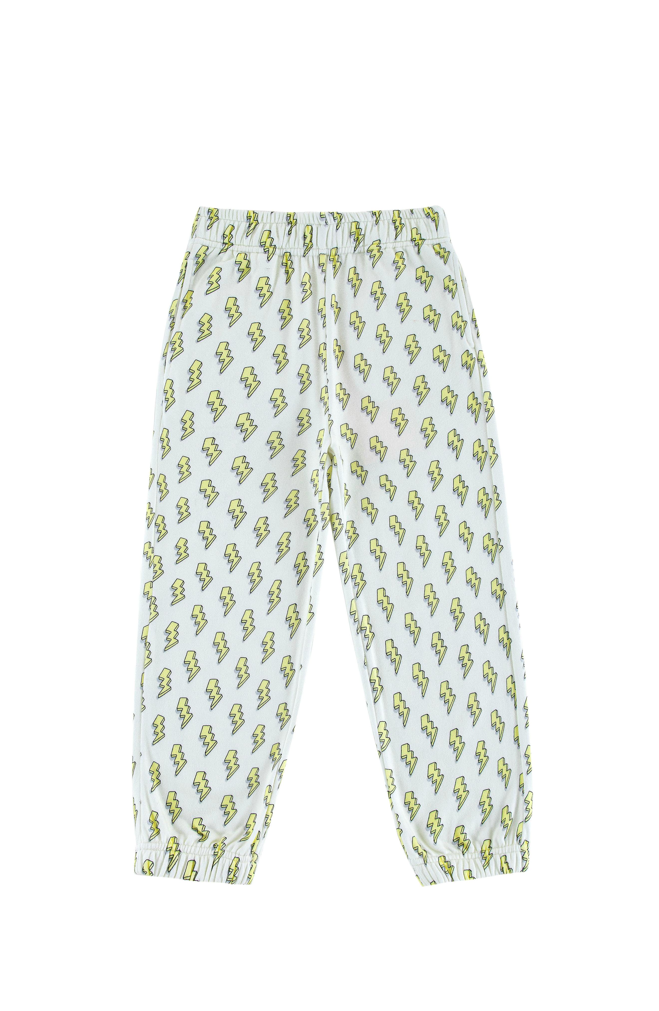 Soft Fleece Jogger, Yellow Lightning