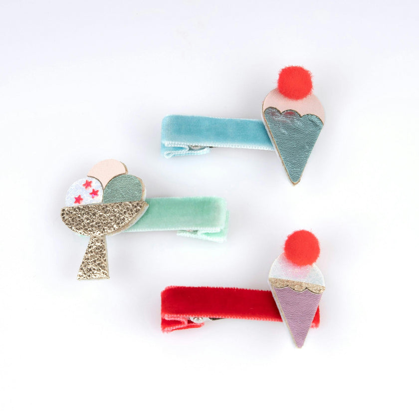 Ice Cream Hair Clips
