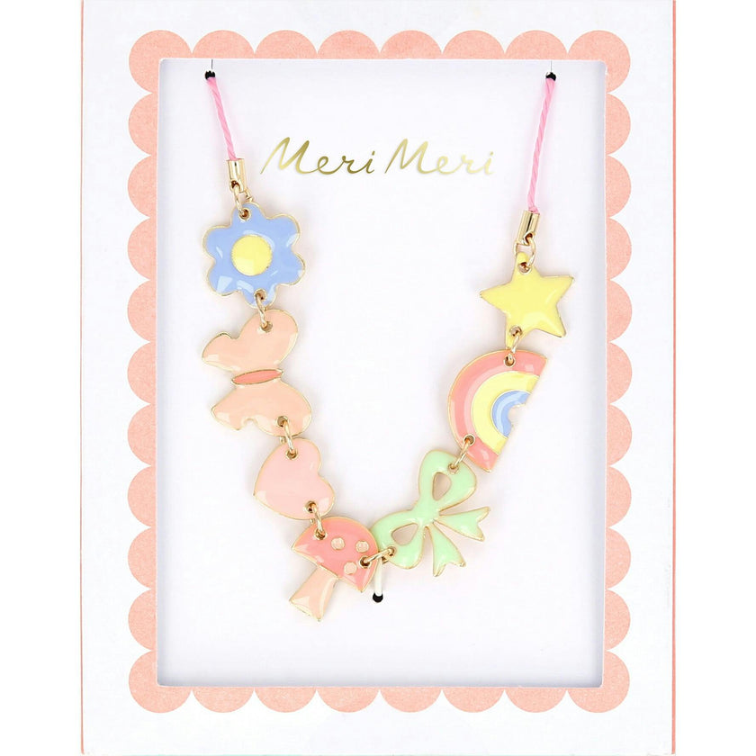 Fun Icons Enamel Charm Necklace