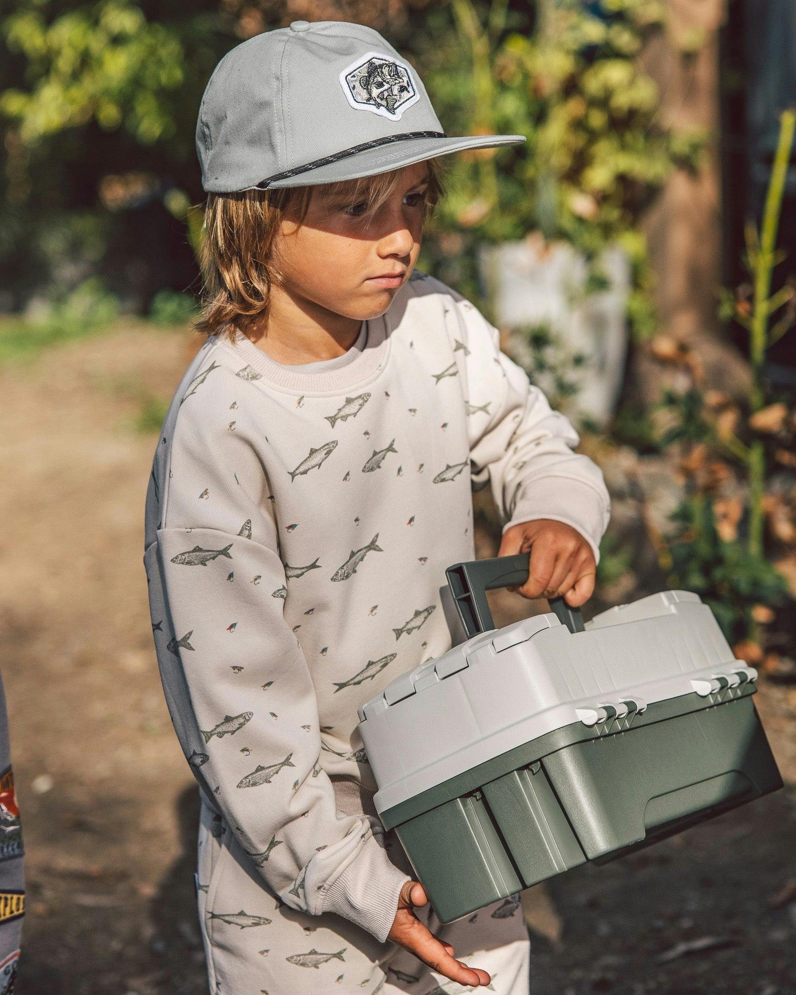 Ryder Fishing Sweatshirt - Oatmeal French Terry