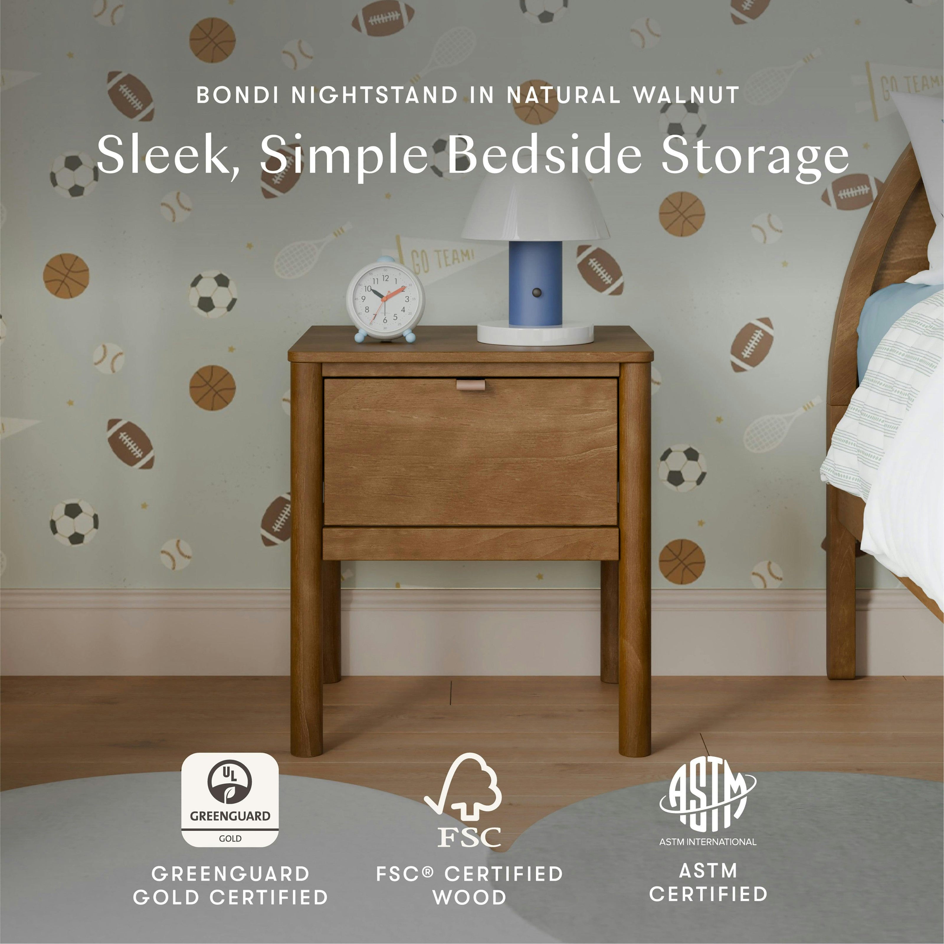 Babyletto Kids Bondi Assembled Nightstand