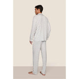 William Printed TENCEL Modal PJ Set, Blue