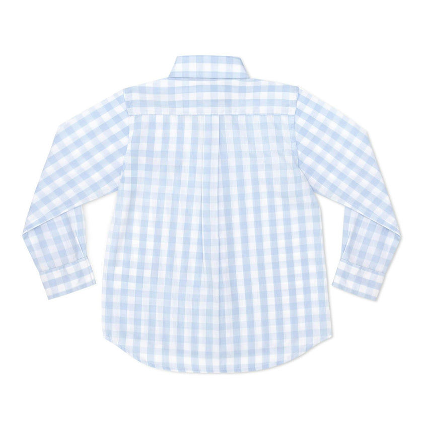 Bennett Button Down in Bailey's Bay Blue Gingham