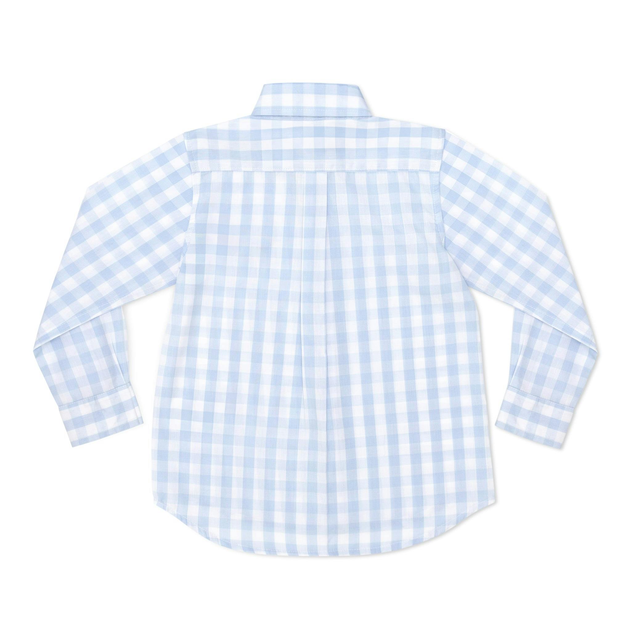 Bennett Button Down in Bailey's Bay Blue Gingham
