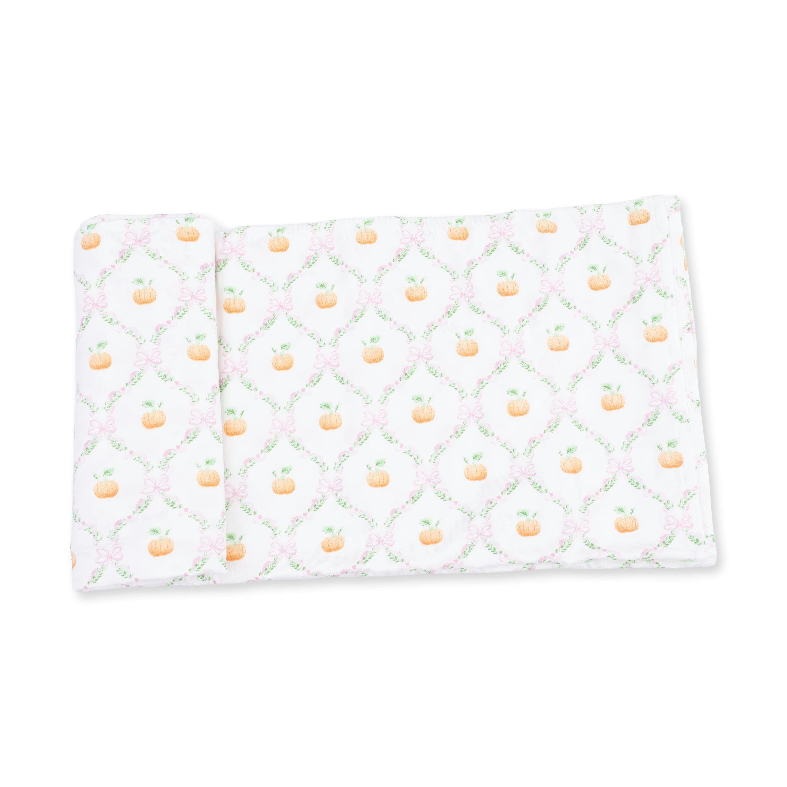 Pretty Pumpkin Trellis - Swaddle Blanket