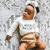 Milk Belly Organic Bodysuit Long Sleeve