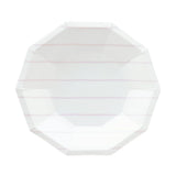 Lilac Frenchie Striped Large Plates