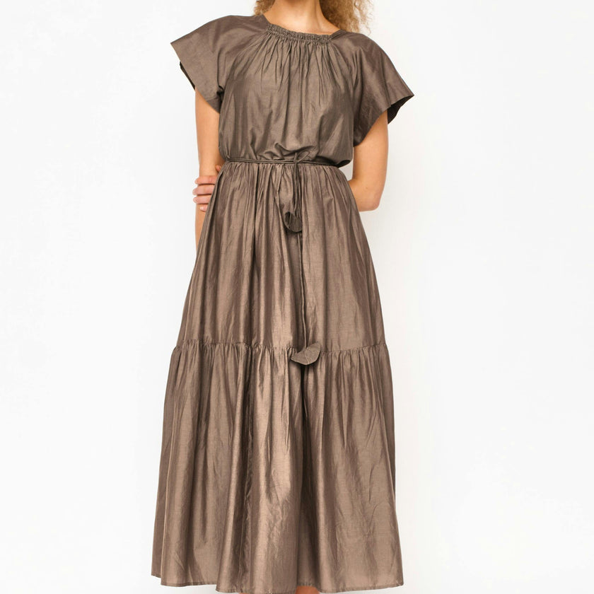 Vienna Maxi Dress in Walnut