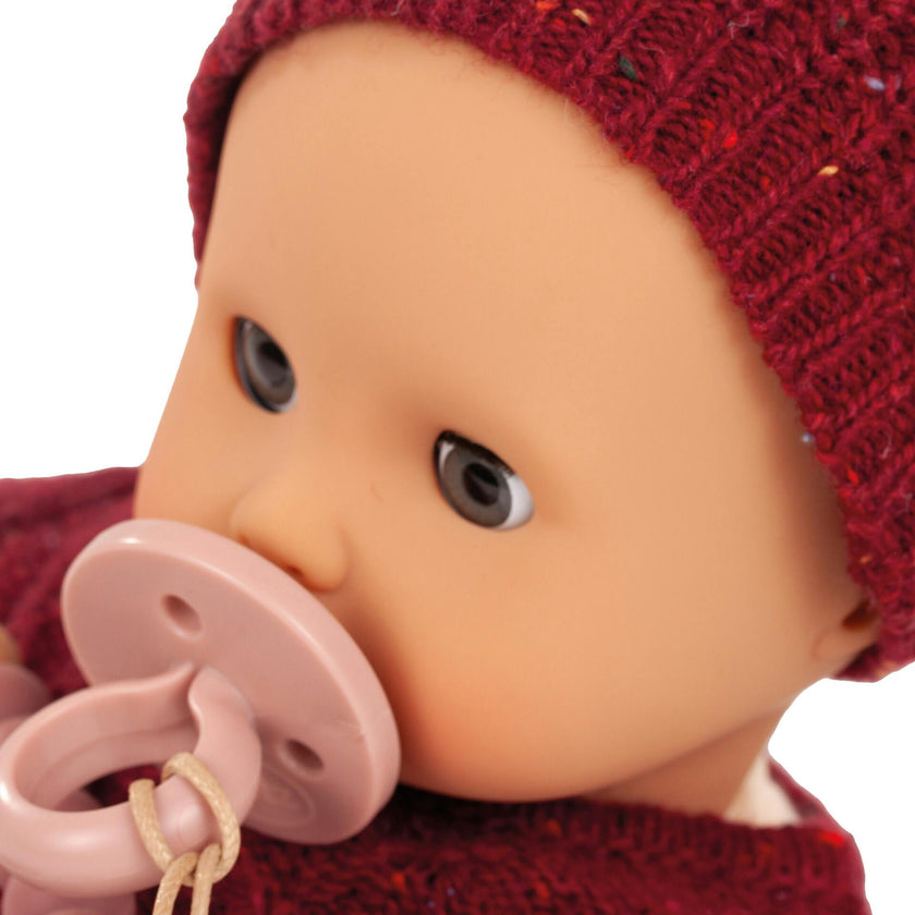 Gotz Muffin Baby “Jubilee” 13" Soft‑Body Baby Doll with Brown Sleeping Eyes