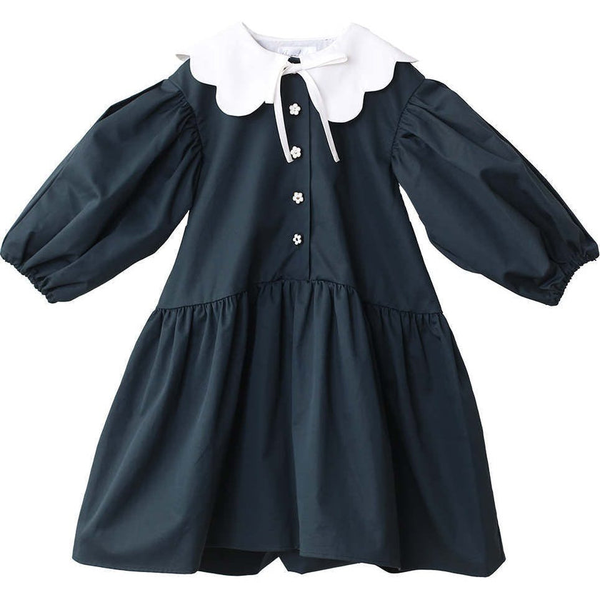 Selena dress (sacramento-green/ivory)