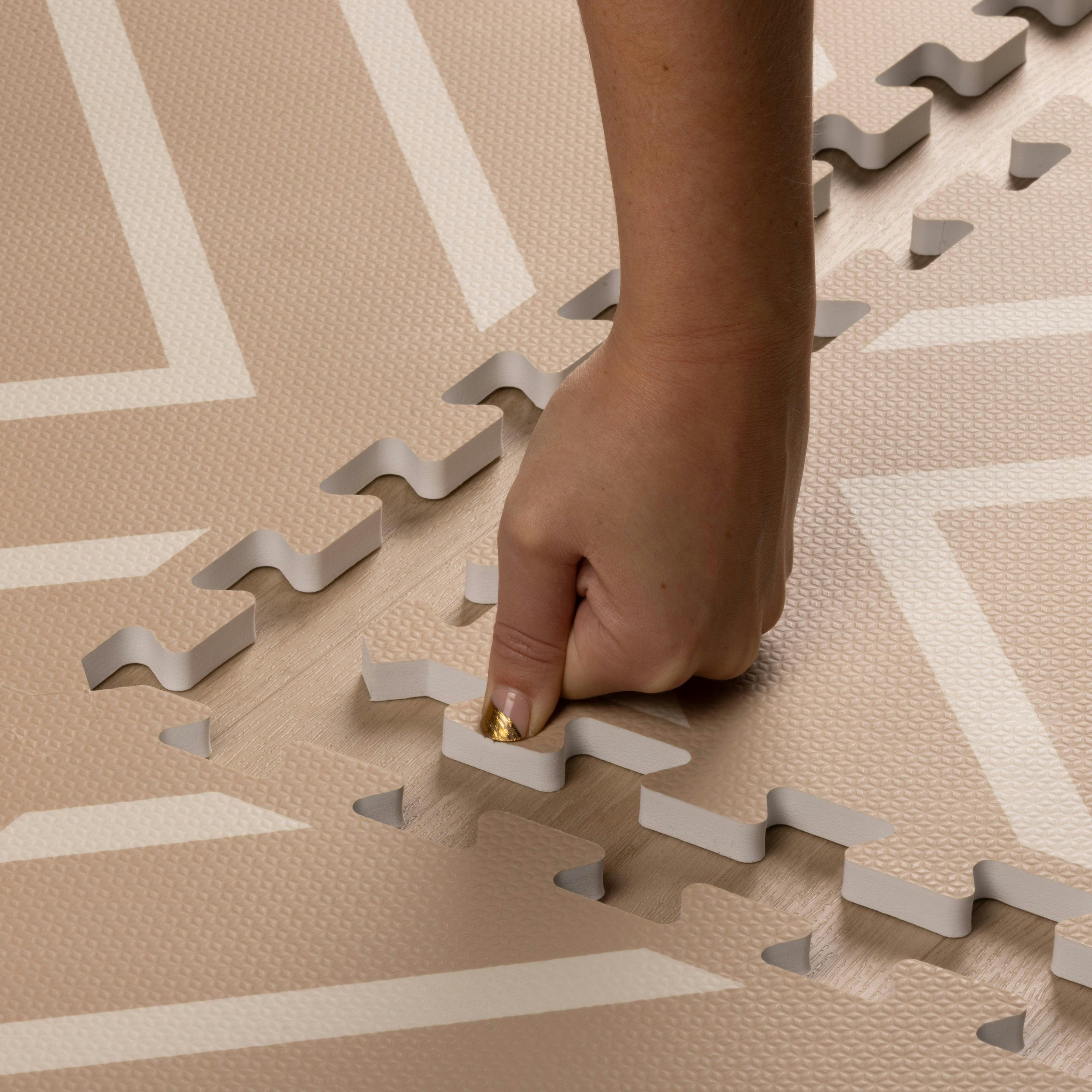 Modern Blocks - Desert Sand - Play Mat, Prints