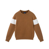 Big Kids Boys Crewneck Sweater | Burnt Orange