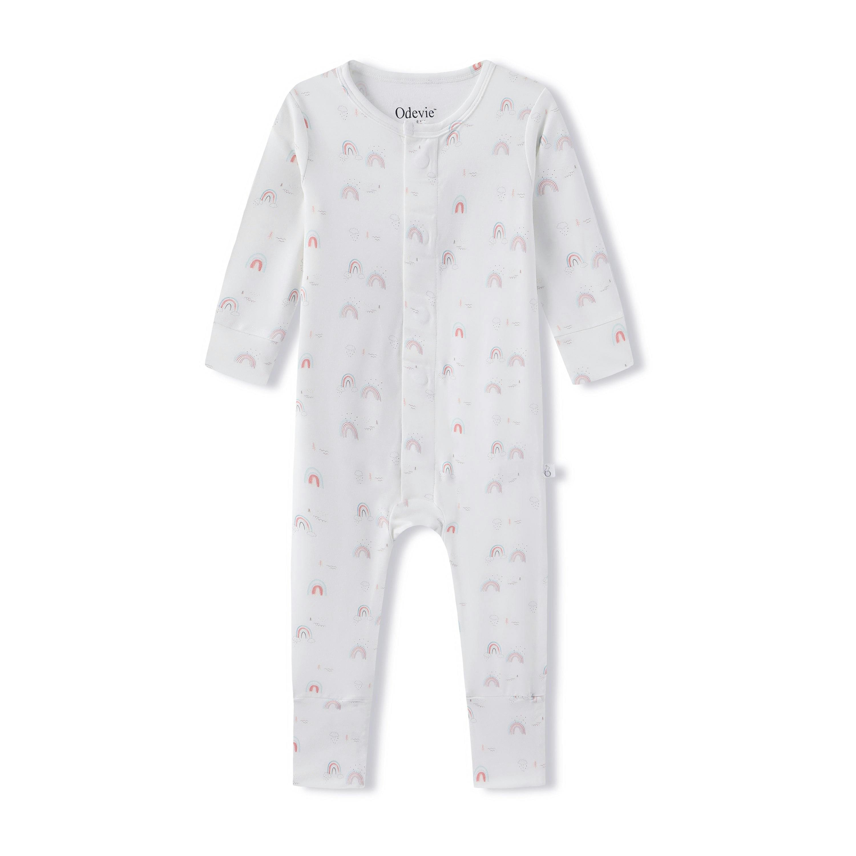 Bamboo Footie Pajama Sleepsuit - Arc en ciel