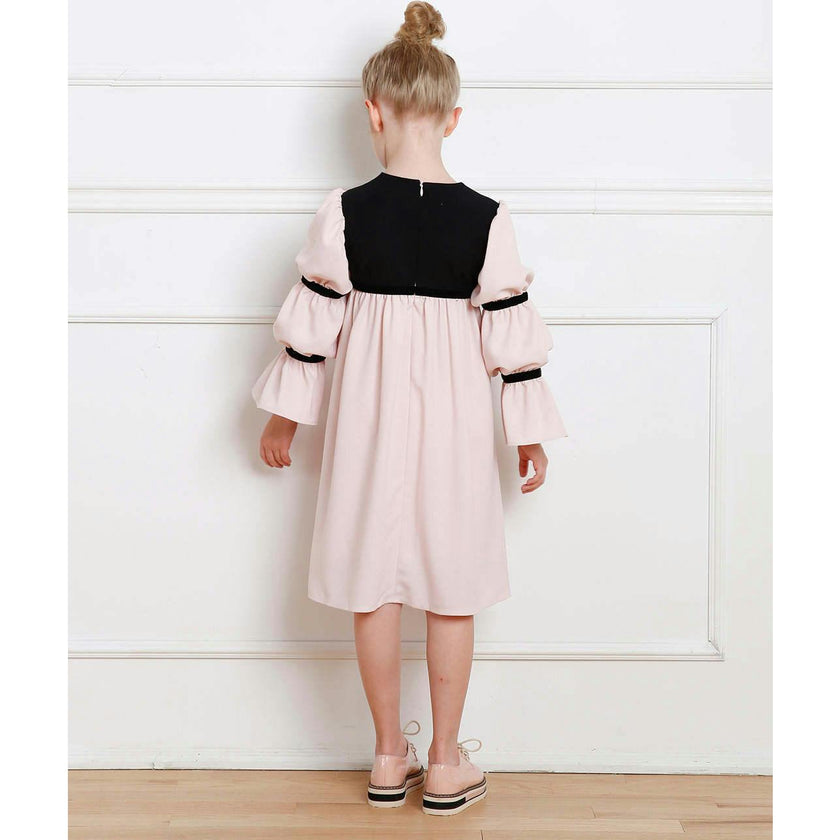 Bella dress (pink without golden embroidery blooms)