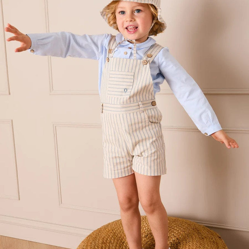 Percy Stripe Sun Hat in Blue (S-L)