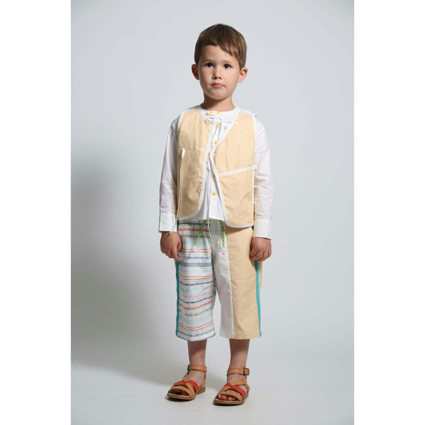 TOBIAS PADDED PATCHWORK VEST