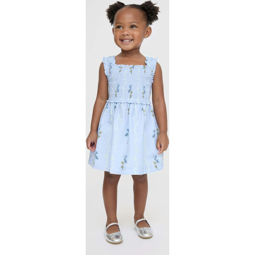 The Tiny Nora Nap Dress - Bluebell Waltz