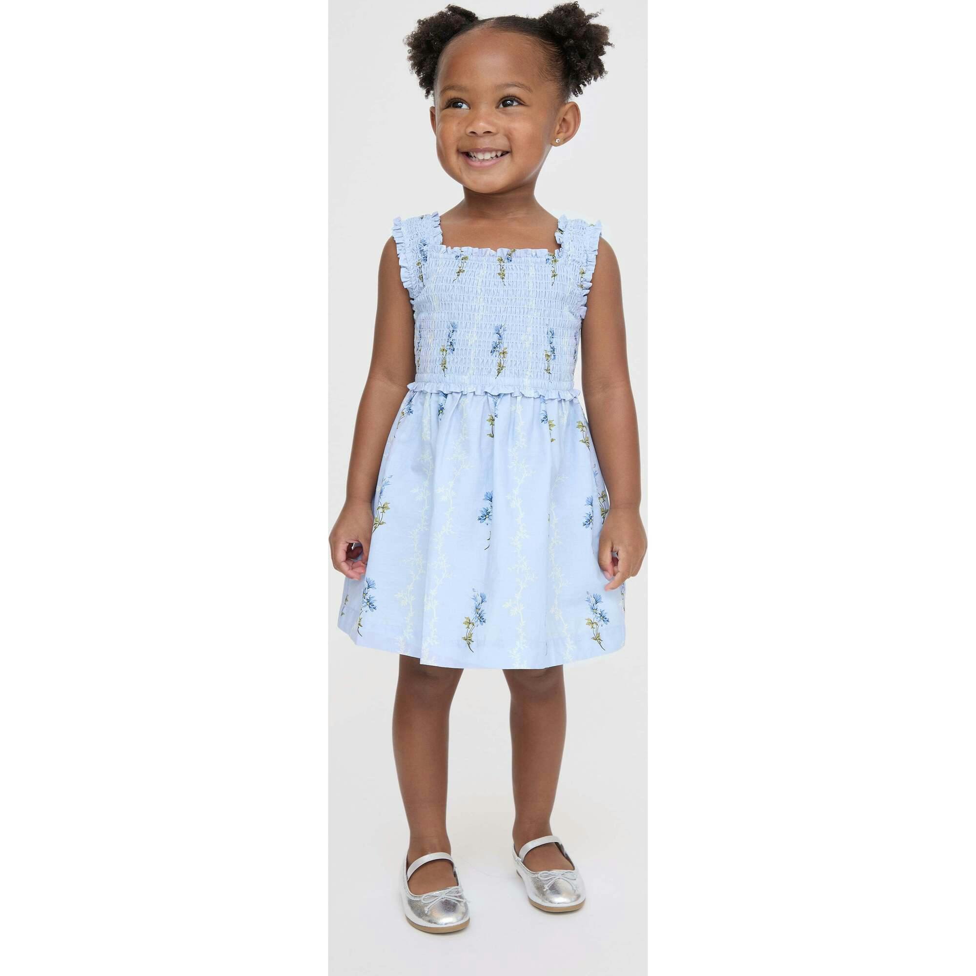 The Tiny Nora Nap Dress - Bluebell Waltz