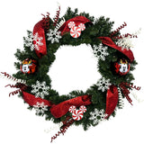 Disney® Mickey Mouse and Minnie Mouse Christmas Wreath Pre-Lit