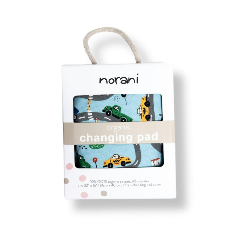 Print Organic Changing Pad Cover