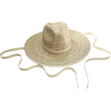 Women's Zinnia Classic Short Brim Long & Thin Grosgrain Ribbon Sun Hat, White