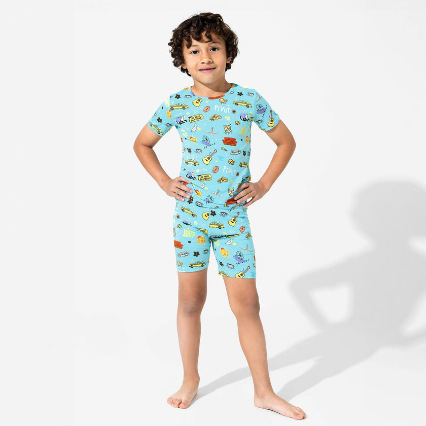 FRIENDS™: Central Perk Bamboo Kids Pajama Short Set