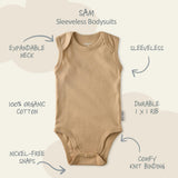 SAM 5-Pack Sleeveless Bodysuits