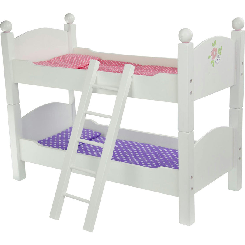 Olivia'S Little World 18" Doll Wooden Convertible Bunk Bed