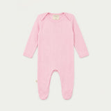 Variegated Rib Lap Tee Footie Pajama