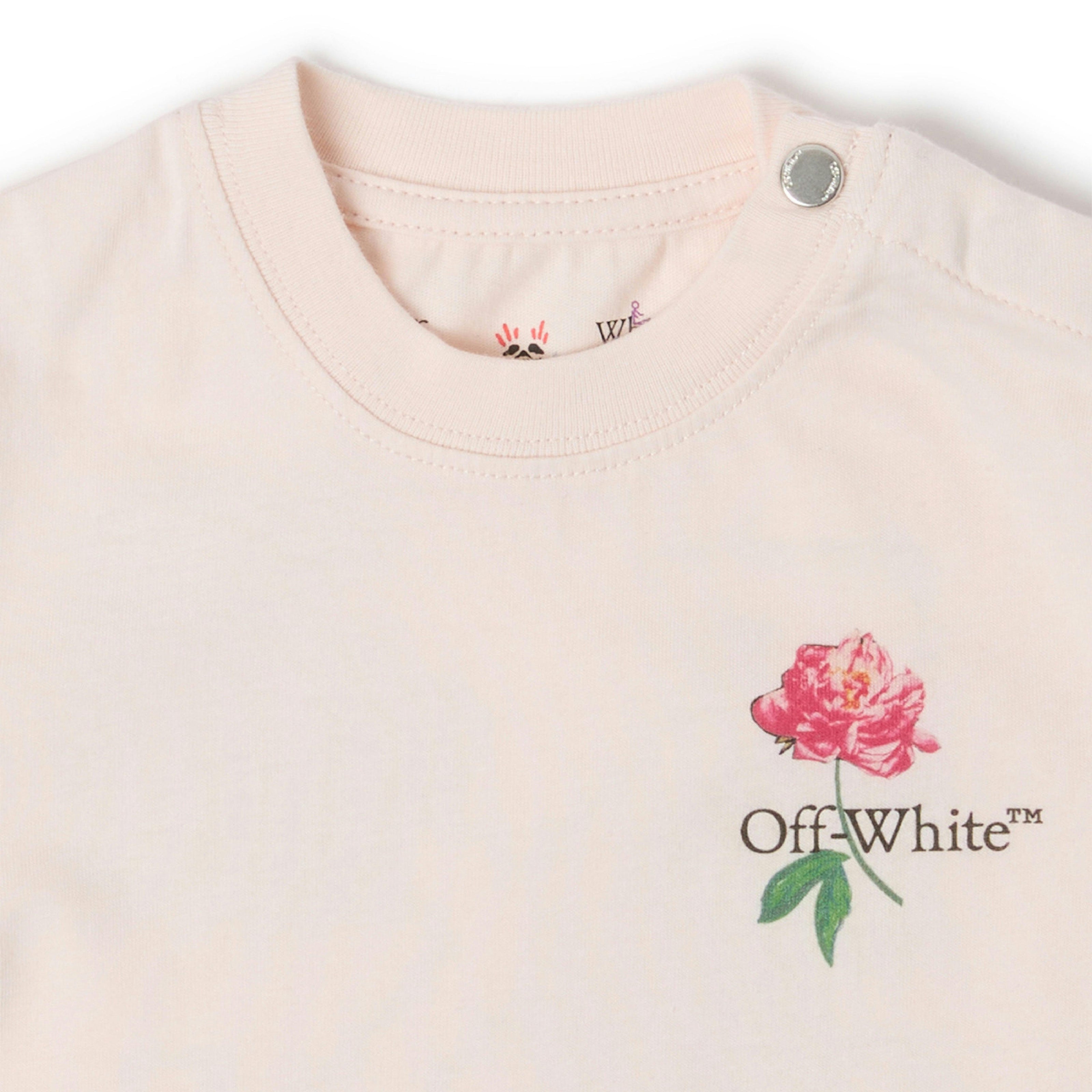 Pink Arrow Flower T‑Shirt
