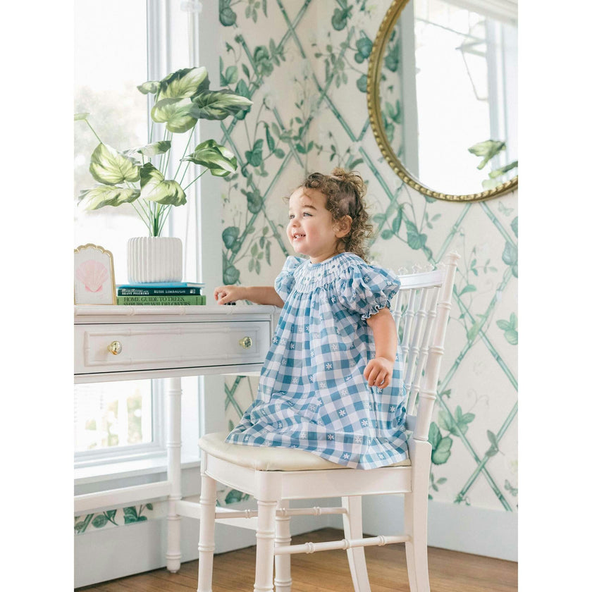 Daisy Gingham Smocked Dress (FINAL SALE)